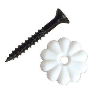 RV Designer H613 Rosette Washers - White, Pack of 14