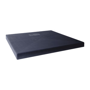 DiversiTech EP3648-2 EcoPad Black Plastic Equipment Pads - 36" x 48" x 2"