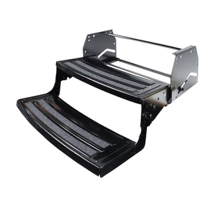 Lippert 432690 24" Radius Corner Manual Step - Triple, 9" Rise