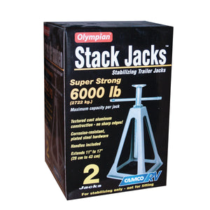 Camco 44561 Aluminum Camper Jack - 2 Pack