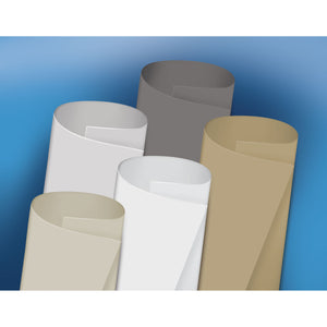 Dicor 85B40-30 EPDM Rubber Roofing - 8'6" x 30', Brite-Ply (White)