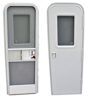 AP Products 015-2014742 RV Entrance Door Window Frame - White