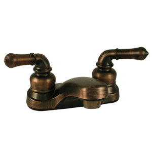 Empire Faucets U-YWI77W-E 4" Non-Metallic Lavatory Faucet with Teapot Handles - White