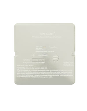 Safe-T-Alert 45-742-BL Dual LP/CO Alarm - 12V, 45 Series Flush Mount, Black