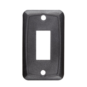 RV Designer S381 DC Rocker Switch 10 Amp Mounting Plates - White, Single