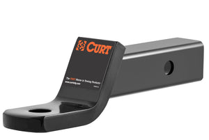 CURT 45030 Class 3 Trailer Hitch Ball Mount for 2" Receiver - 7,500 lbs., 2" Drop, 3/4" Rise, 7-1/2" Length