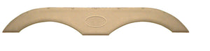 Icon 01827 Tandem Axle Fender Skirt FS1770 for Keystone - Taupe