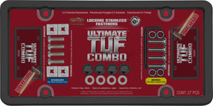 Cruiser Accessories 31030 License Plate Frame - United We Stand, Chrome-Plated Metal