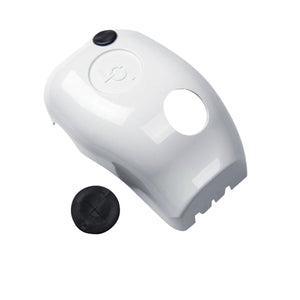 Lippert 351831 Solera Manual Crank-Style Awning Drive Head Front Cover - White