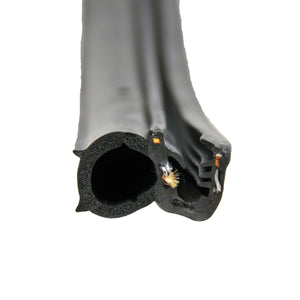 AP Products 018-742 Single Bulb Seal with Slide-On Clip - White, 1" x 3/4" x 28'
