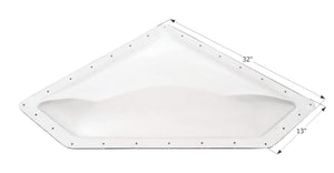 Icon 01869 RV Skylight NSL2810 - 32" x 13" with Neo Angle, White