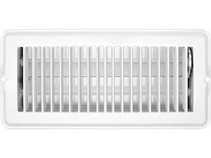 RV Designer H874 Metal Dampered Vent Register - 4" x 10", Tan