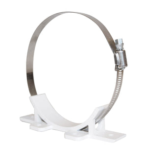 Valterra A04-0160 Adjustable Sliding Saddle - White