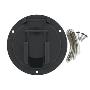 Valterra A10-2137VP Medium Round Cable Hatch - White
