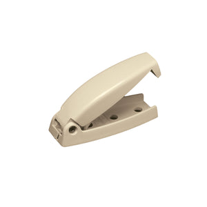 RV Designer E211 Rounded Baggage Door Catch - White, Set of 2