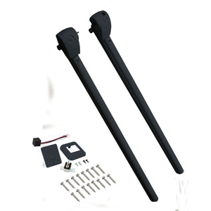 Lippert 351393 Solera Standard Power Hardware Kit, Pitched Plain Head - White