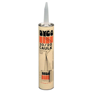 Dyco 20/20-11WHITE Multi-Purpose Caulk and Sealant - White