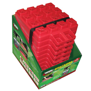 Valterra A10-0920 Stackers Leveler/Jack Pad - 10 Pack with Carry Bag