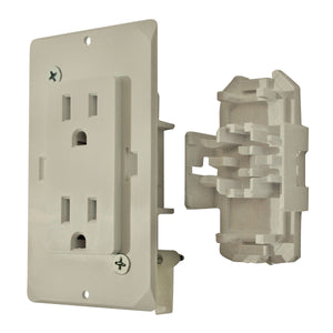 Diamond Group by Valterra DG20TVP Decor Receptacle with Cover - 20A, 125V, White