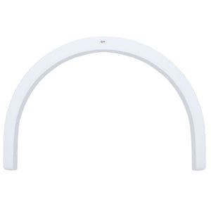 Icon 12022 Single Axle Fender Skirt FS2022 for Bonair - Polar White
