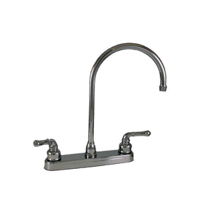 Empire Faucets U-YOB800GSOB-E 8" Non-Metallic Kitchen Faucet with Gooseneck Spout & Teapot Handles - Oil Rubbed Bronze