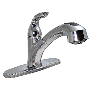 Phoenix Faucets PF231241 Single-Handle Pull Out Hybrid Kitchen Faucet - White