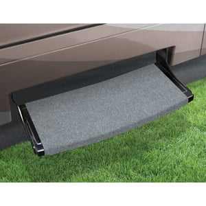 PREST-O-FIT 2-0382 Outrigger Radius XT Curved RV Step Rug - 22", Atlantic Blue