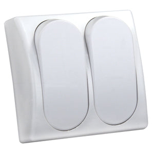 JR Products 13595 Modular On/Off Switch - Triple