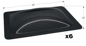 Icon 01852 RV Skylight SL1824 - 24" x 18" x 4", Clear