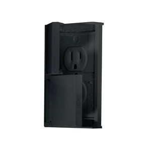 RV Designer S905 AC Weatherproof Dual Outlet With Snap Cover-Plate - White