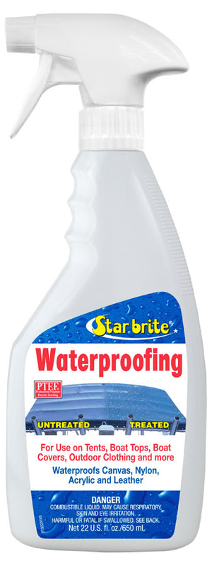Star brite 081900X Fabric Waterproofer with Stain Repellent and UV Protection - 1 Gallon