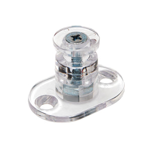 RV Designer A313 Pleated Shade Hold Down - Set of 2 Without Screws, Clear