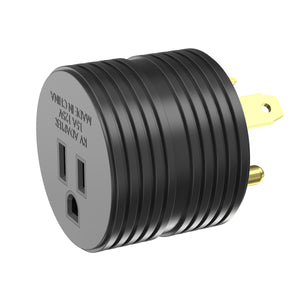 Energizer CAD515PTT3R Compact Portable RV Adapter ECAD054 - 15A Male/30A Female