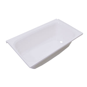 Better Bath 209683 ABS RV Full Tub, White - RH Drain, 24" x 46"