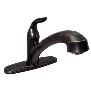 Phoenix Faucets PF231241 Single-Handle Pull Out Hybrid Kitchen Faucet - White