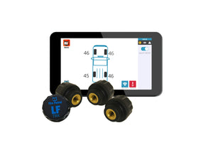 RVi 50MG0129 Tire Patrol: Tire Pressure Sensor 4-PK with Command Center for Trailers