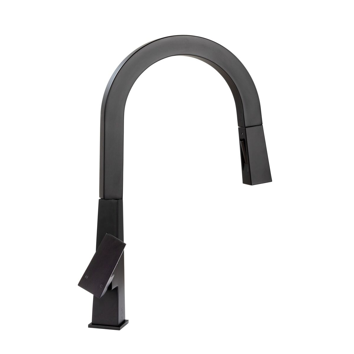 Lippert 2021090602 Pull-Down Faucet - Black Matte