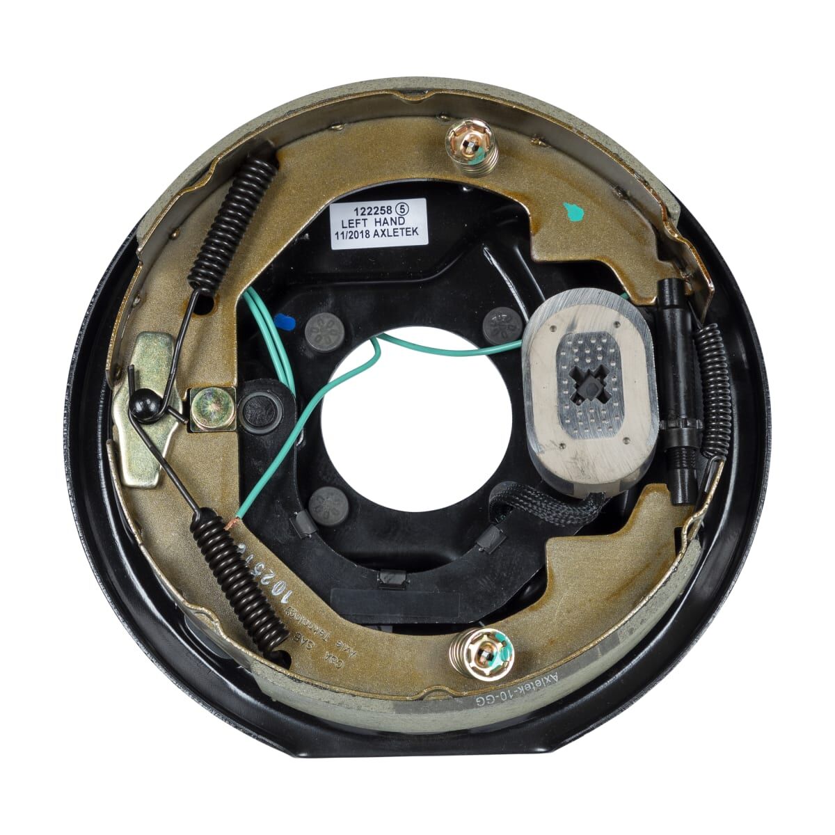 Lippert 297956 Electric Brake Assembly, 10" x 2.25"; 3,500 lbs. - Left Side