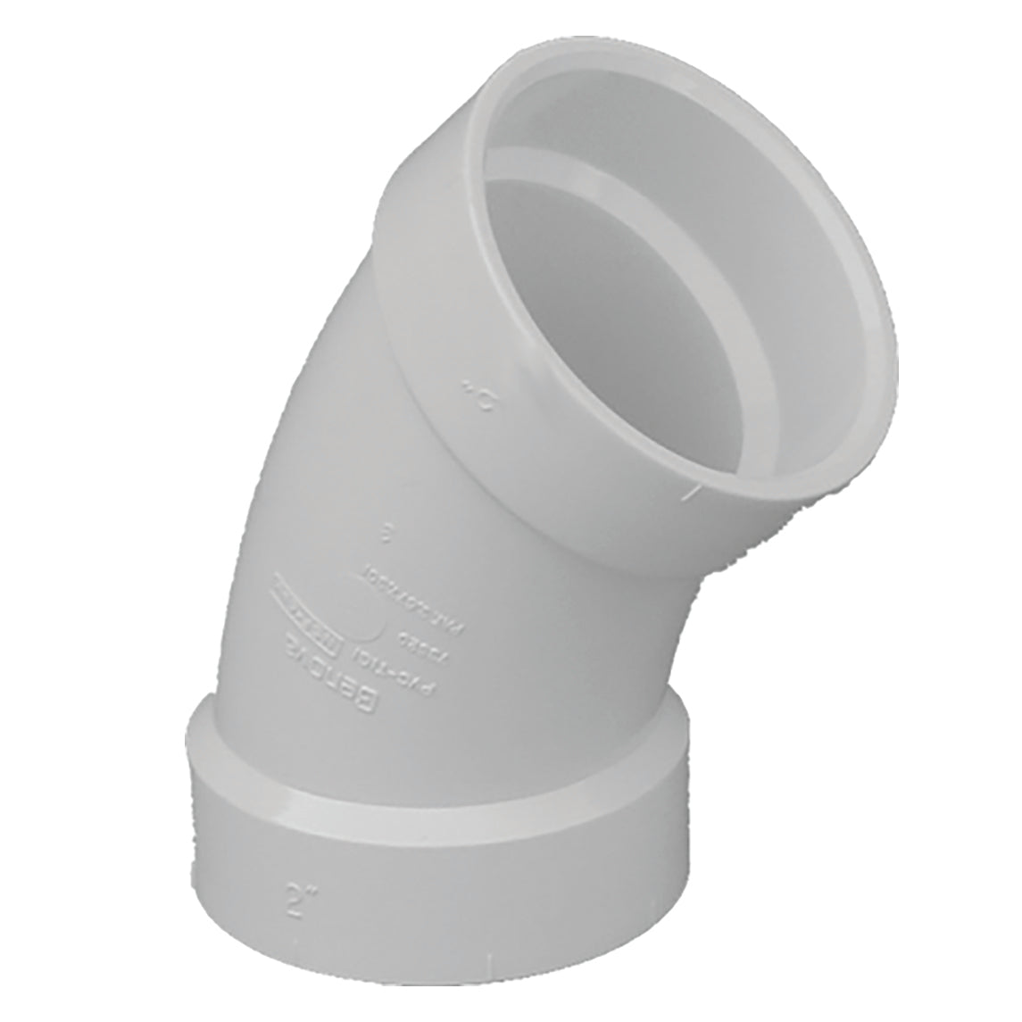 Lasalle Bristol 672503 Elbow 3X45 PVC SCH 40