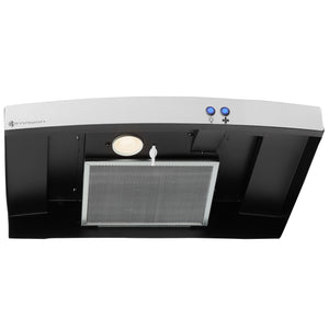 Invision by Dicor 280-2100 Vented Range Hood - Black