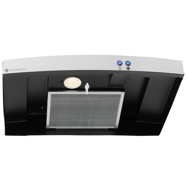 Invision by Dicor 280-2100 Vented Range Hood - Black - Hilltop Camper ...