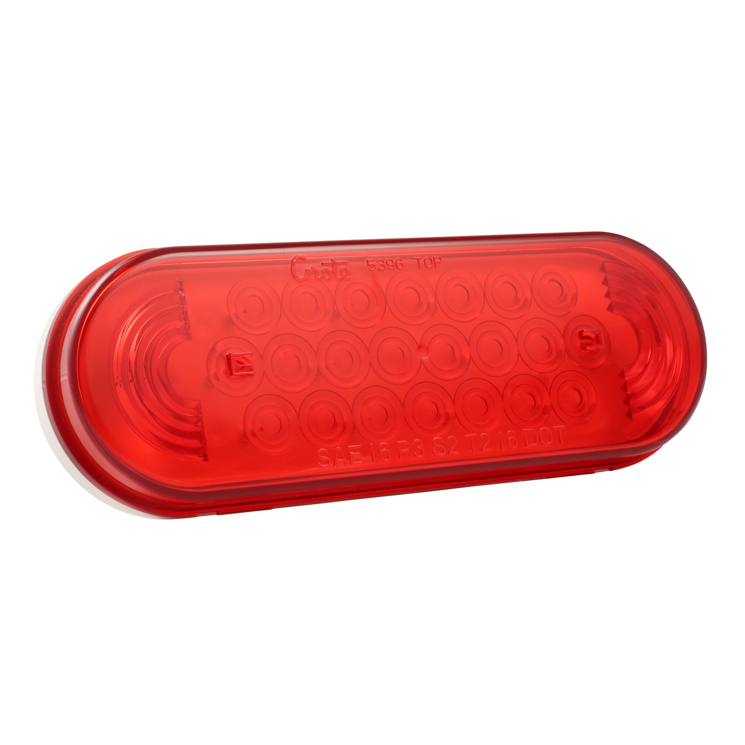 Grote 53962 SuperNova Oval LED Stop Tail Turn Light - Red, Grommet Mount