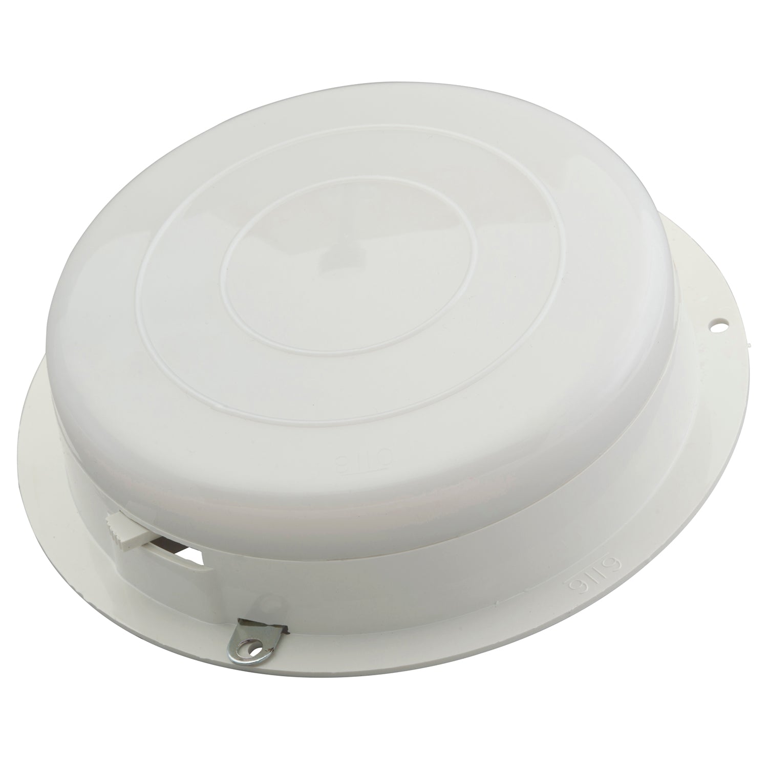 Grote 61161 Round Dome Light with Switches - White Base