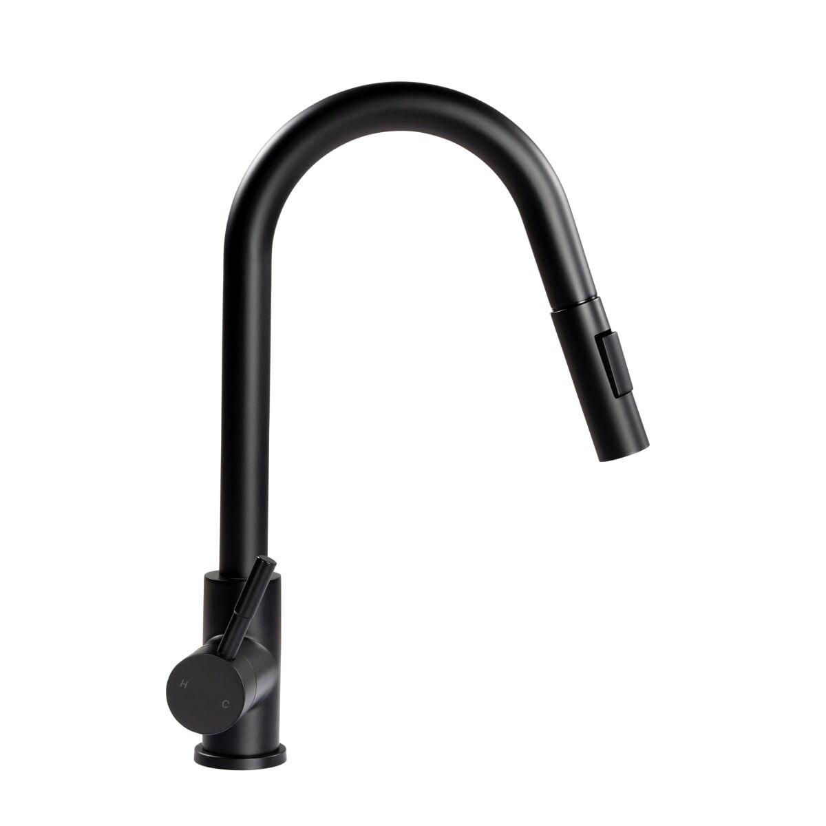 Lippert 2021090600 Bullet Pull-Down Faucet - Black Matte
