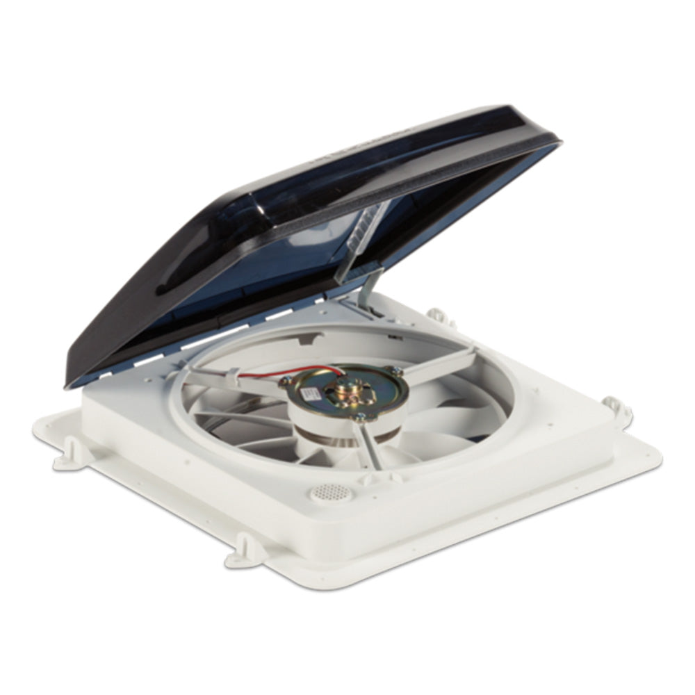 Fan-Tastic Vents 801450 1250 Vent with 3-Speed SW Forward with Reverse - Smoke