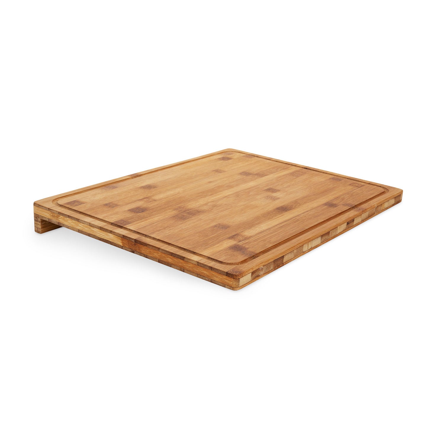 Camco 43545 Bamboo Cutting Board with Counter Edge - 18" x 14" x 1.75"