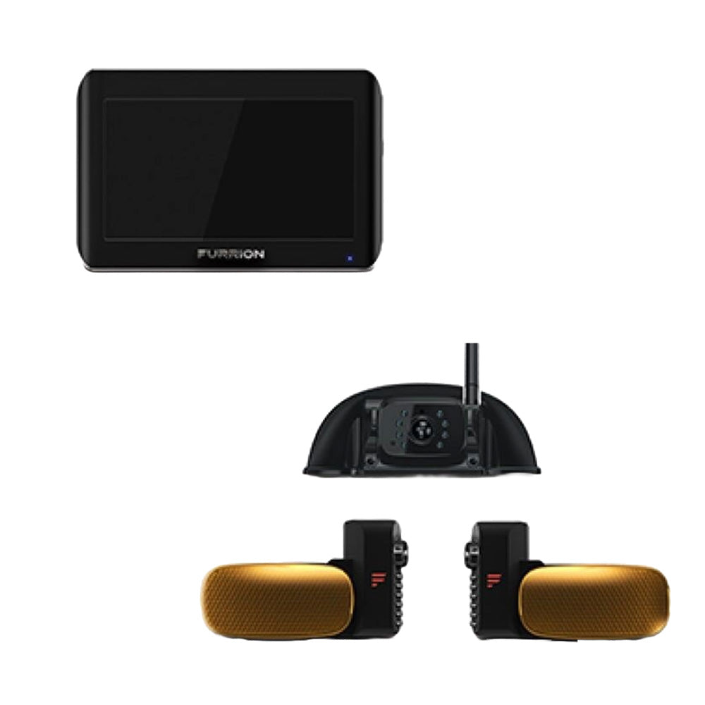 Lippert 2021123862 Furrion Vision S RV 3-Camera System with Sharkfin Rear Camera - 7" Monitor #FOS07TAEN