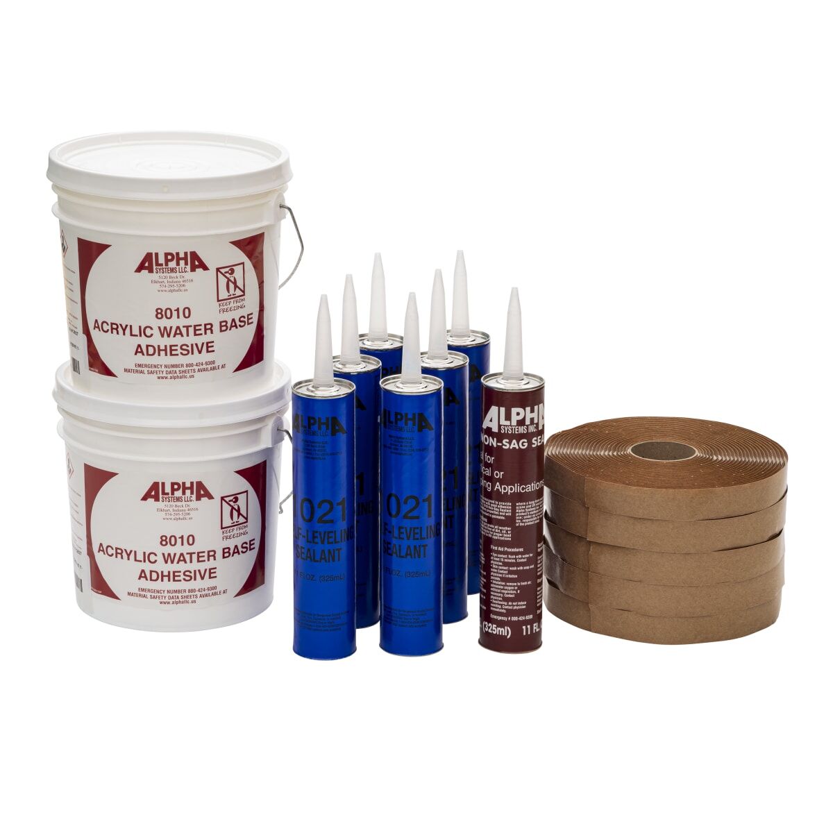 Alpha Systems 2020002633 SuperFlex Roof Kit - White (Up to 25')