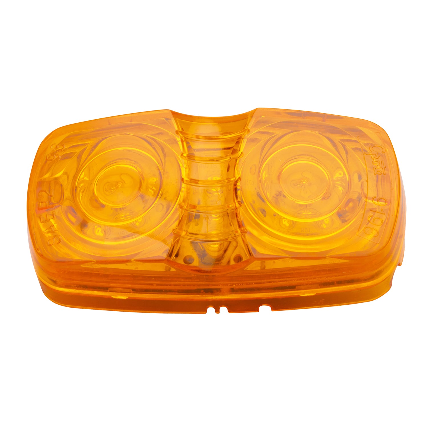 Grote G4603 Hi Count Square-Corner 13-Diode LED Clearance Marker Light - Amber