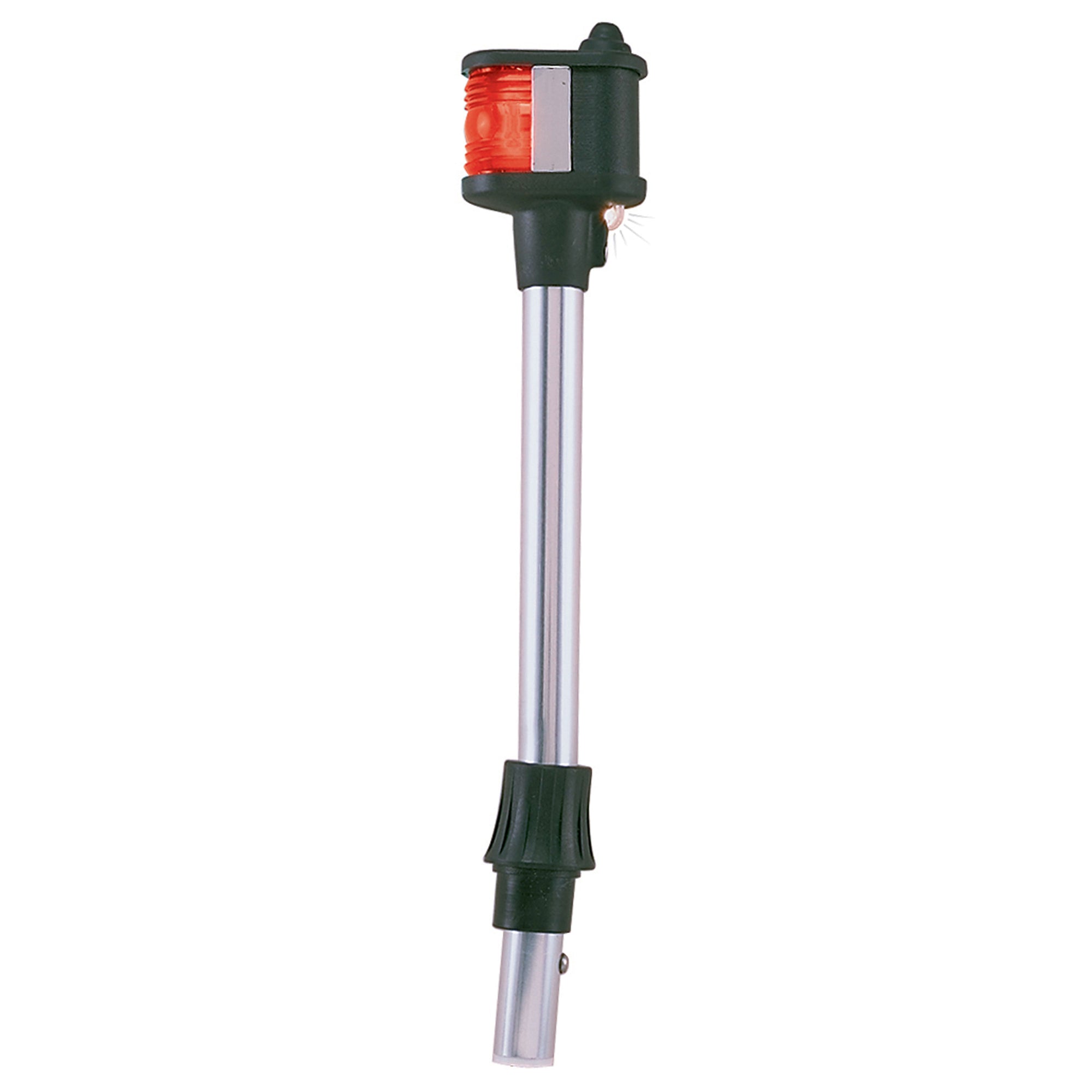 Perko 1212DP2CHR Removable Plug-In Bi-Color Pole/Utility Light for 5° Base Rake - 12-1/2" Height x 3/4" Diameter